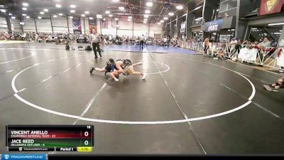 100 lbs Rd# 8- 12:30pm Saturday Final Pool - Vincent Anello, California National Team vs Jace Reed, Oklahoma Outlaws