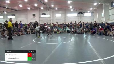 160 lbs Pools - Keith Mixon, Lumberyard (NY) vs D`Marion Erlenbeck, Michigan Mayhem