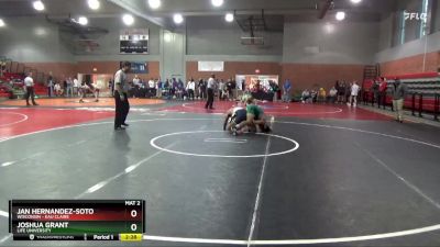 157 lbs Cons. Round 5 - Joshua Grant, Life University vs Jan Hernandez-Soto, Wisconsin - Eau Claire