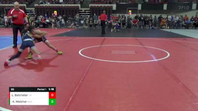 86 lbs Semifinal - Krue Melchor, Douglas Wrestling Club vs Logan Batchelor, Lionheart Wrestling