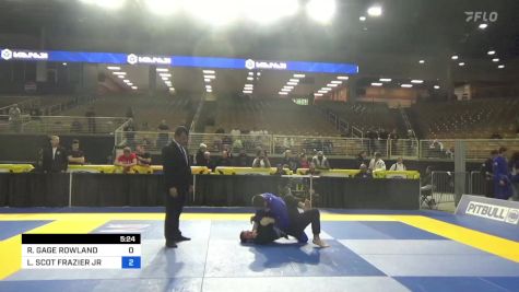 RYKER GAGE ROWLAND vs LAWRENCE SCOT FRAZIER JR 2024 Pan Jiu Jitsu IBJJF Championship