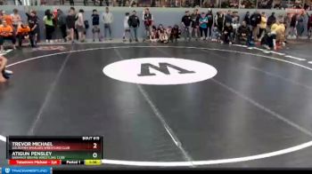 145 lbs Round 1 - Atigun Pensley, BARANOF BRUINS WRESTLING CLUB vs Trevor Michael, SOLDOTNA WHALERS WRESTLING CLUB