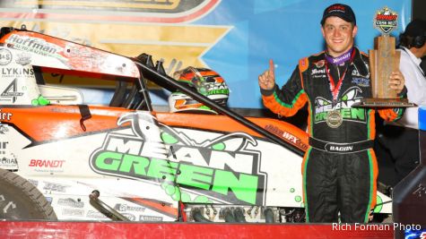 Bacon Crisp on Night 1 of the Corn Belt Nationals