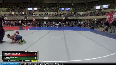 70 lbs Cons. Round 1 - Liam Schutte, Mankato vs Bruchs Wegner, BYA