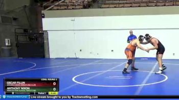 220 lbs Cons. Round 2 - Anthony Nixon, Merced High School Wrestling vs Oscar Fillin, Golden Hawks Wrestling Club