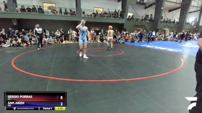 150 lbs Champ. Round 2 - Sergio Porras, CA vs Sam Aiken, WA