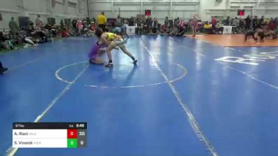 97 lbs Round 5 - Amelia Riazi, Valkyrie Girls WC vs Sarah Vinsick, Phoenix Wrestling Club