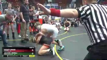 102 lbs Finals (8 Team) - Wyatt Cross, Davison vs Ashton Jewell, Brighton Black
