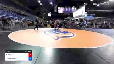 113 lbs Round Of 64 - Adam Bilby, Kansas vs Layne Kleimann, Utah