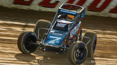 Sunshine Scoops $10K in Eldora's 200th USAC Sprint Race