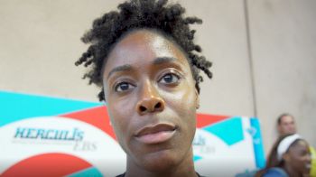 Shamier Little Doesn't Count Her Steps In The 400m Hurdles