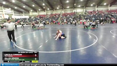 140+ Quarterfinal - Lincoln Corrigan, Team Sublime vs Dillon Henson, Southern Idaho Wrestling Club