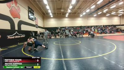 175D Round 1 - Payton Hoffman, Greybull/Riverside vs Matthew Young, Park / Sweet Grass Co