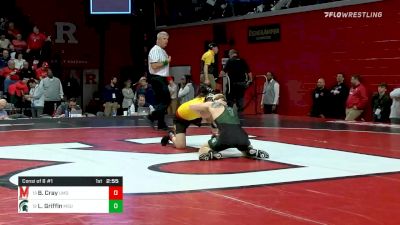 125 lbs Consolation - Brandon Cray, Maryland vs Logan Griffin, Michigan State