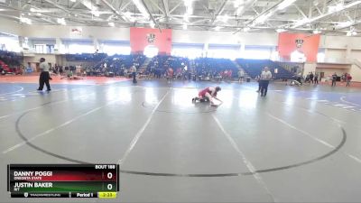 133 lbs Cons. Round 4 - Justin Baker, RIT vs Danny Poggi, Oneonta State