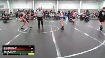 92 lbs Semis (4 Team) - Emmitt Henley, SMWC vs Blake Taylor, Daytrip Orange