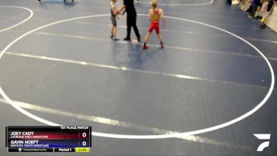 83 lbs 1st Place Match - Joey Cady, LaCrosse Area Wrestlers vs Gavin Hoeft, Wayzata Youth Wrestling