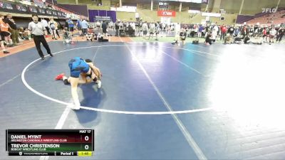 106 lbs Champ. Round 1 - Daniel Myint, Arlington Cardinals Wrestling Club vs Trevor Christenson, Bobcat Wrestling Club