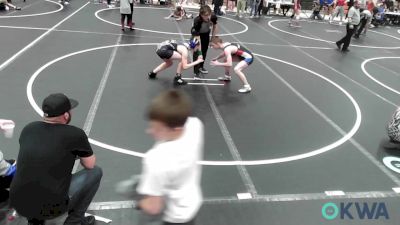 130 lbs Final - Gauge Vogel, Pryor Tigers vs Dagan Hopkins, Vinita Kids Wrestling