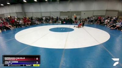 164 lbs Round 2 (8 Team) - Esperanza Calvillo, Minnesota Blue vs Chloe Harris, Kansas