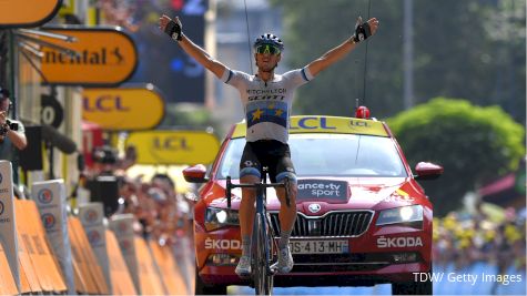 Alaphilippe Holds Yellow, Trentin Wins In Gap