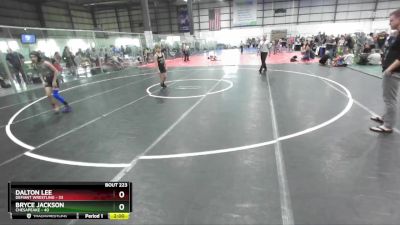 90 lbs Cons. Round 2 - Bryce Jackson, Chesapeake vs Dalton Lee, Defiant Wrestling