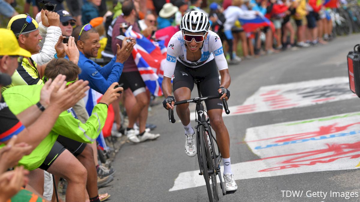 Bernal Attacks Into Yellow As Hail Storm Cuts Alps Stage Short
