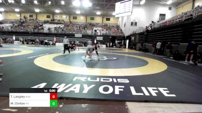 157 lbs Consi Of 8 #1 - T.j. Langley, Western Reserve Academy vs Merritt Clinton, Paul VI