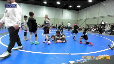 49 lbs Rr Rnd 1 - Jack Pederson, Funky Singlets vs Weston Olvera, MOJO 9U