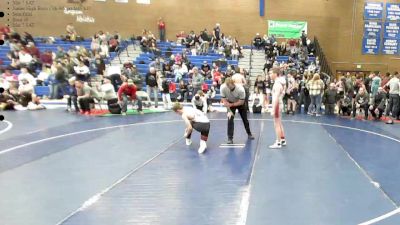 120 lbs Semifinal - Oliver Balmforth, AVIATOR WRESTLING CLUB vs Alex Kunzler, Bear River Junior High