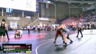 197 lbs Placement Matches (16 Team) - Jacob Brandt, Indiana Tech vs CJ Figueroa-Orduno, Cumberlands (Ky.)