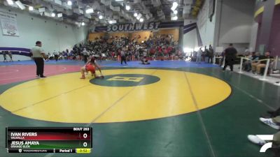 132 Boys Cons. Round 2 - Ivan Rivers, Valhalla vs Jesus Amaya, Orange Glen