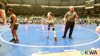 90 lbs Consi Of 8 #2 - Elijah Daugherty, Broken Arrow Wrestling Club vs Oliver Massey, Jenks Trojan Wrestling Club