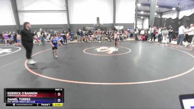 49-56 lbs 1st Place Match - Keidrick O`Bannon, FordDynastyWrestlingClub vs Daniel Torres, Mat Demon Wrestling Club