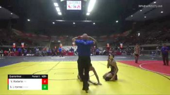 132 lbs Quarterfinal - Vicente Rodarte, California vs Sonny Lora-torres, South High School Wrestling