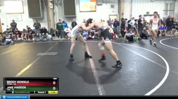 160 lbs Round 5 (8 Team) - Brody Sendele, POWA vs Jake Maddox, TSB