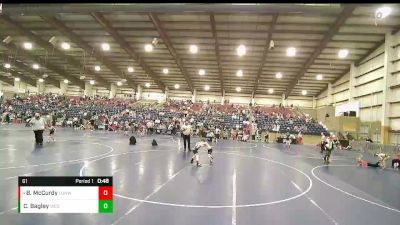 61 lbs 1st Place Match - Bronson McCurdy, Uintah Jr High Wrestling vs Cooper Bagley, Westlake