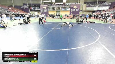 112-118 lbs Round 3 - Owen Ingalls, Fishers Wrestling Club vs Matthew Krawczenko, Arizona