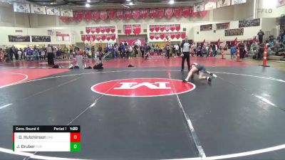 90 lbs Cons. Round 4 - Dalton Hutchinson, Grand Rapids Grapplers vs Jayce Gruber, Pursuit