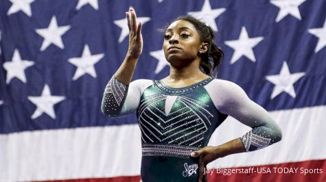 Simone Biles' Beam Dismount Highlights US Champs Day 1