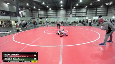 60 lbs Round 1 (6 Team) - Oscar Ormond, NORTH CAROLINA WRESTLING FACTORY vs Jackson Wells, GREAT BRIDGE WRESTLING CLUB