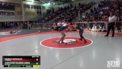 106 lbs Quarterfinal - Stephanie Galindo-Hernandez, Eastside vs Mariah Gonzalez, La Quinta