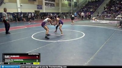 101 lbs Quarterfinal - Ruby Hubbard, Norwalk vs Yocelyn Sandoval, Shadow Hills