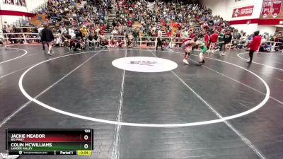 120 lbs Cons. Round 3 - Jackie Meador, Big Piney vs Colin McWilliams, Lander Valley