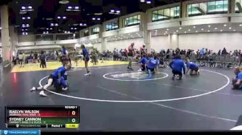 100 lbs Round 1 (10 Team) - Raelyn Wilson, Nebraska Tidal Wave vs Sydney Cannon, Charlie`s Angels-IL Black