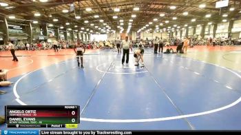 110 lbs Rd# 4- 2:00pm Friday Final Pool - Daniel Evans, NCWAY National Team vs Angelo Ortiz, Team New Mexico