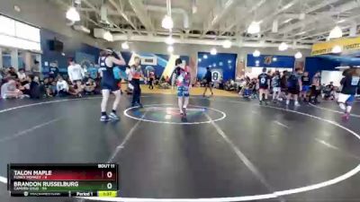 145 lbs Quarters & Wb (16 Team) - Talon Maple, Funky Monkey vs Brandon Russelburg, Camden Gold