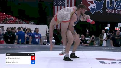 79 kg Rnd Of 64 - Joey Hancock, Kansas vs Gabe Blough, Spire Wrestling Club