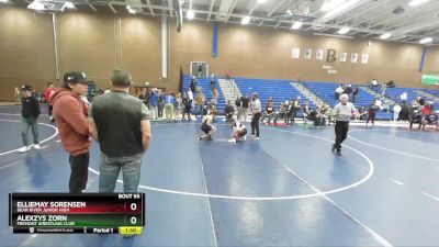 100 lbs 3rd Place Match - Elliemay Sorensen, Bear River Junior High vs Alexzys Zorn, Fremont Wrestling Club