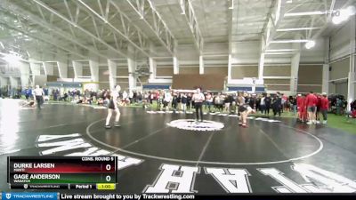 106 lbs Cons. Round 5 - Gage Anderson, Wasatch vs Durke Larsen, Manti